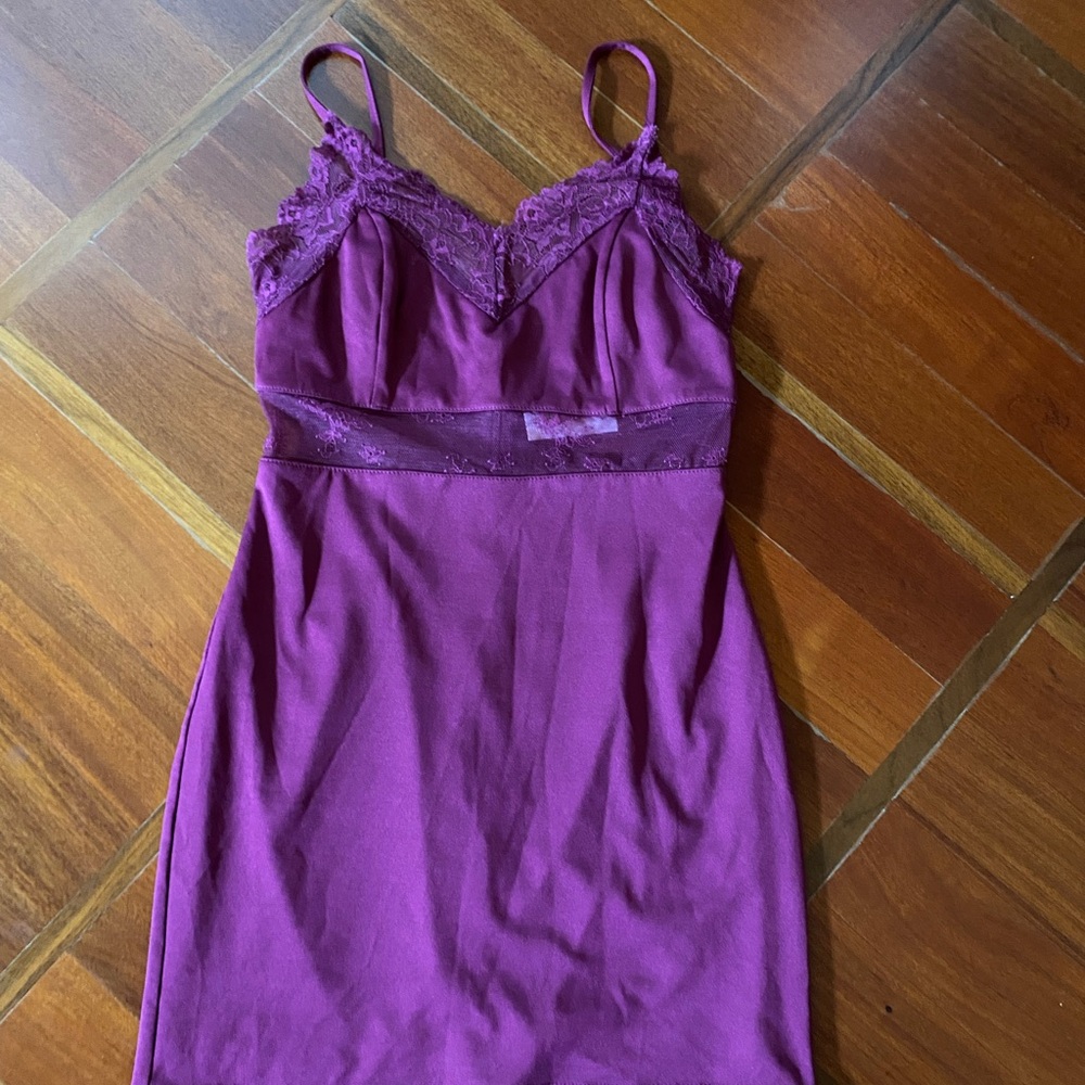 Blush Boutique Purple Mini Lace Dresss